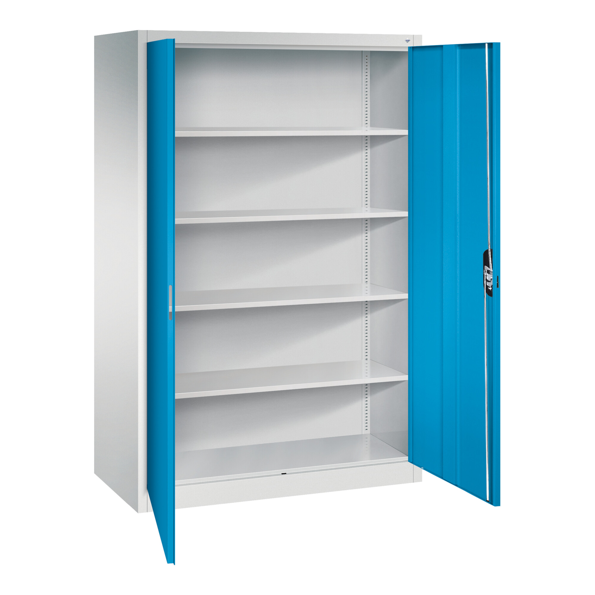 C+P Büroschrank Acurado, 1950x1200x600mm, 7035/5012 ; C + P Möbelsysteme