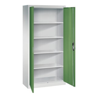 C+P Büroschrank Acurado, 1950x930x400mm, 7035/6011