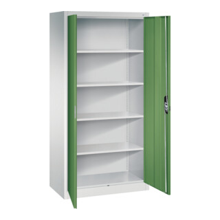 C+P Büroschrank Acurado, 1950x930x500mm, 7035/6011