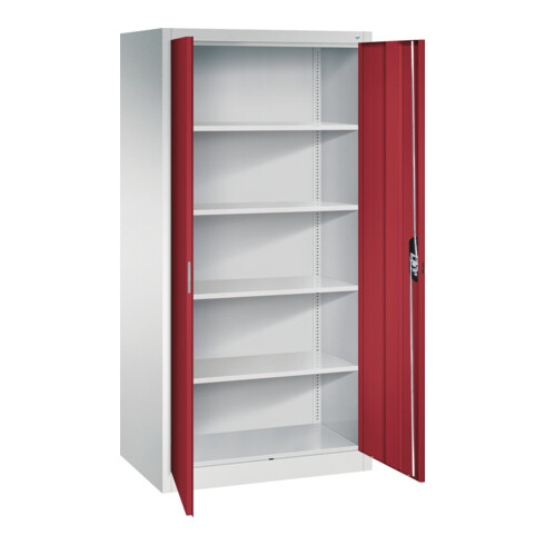 C+P Büroschrank Acurado, 1950x930x600mm, 7035/3003