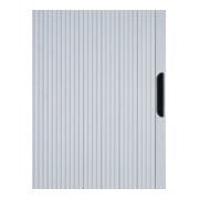 C+P Buffet à dossiers Omnispace avec volet roulant, 4 hauteurs de dossiers, H1660xL800xP420mm façade gris clair corps gris clair-4