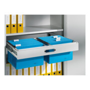 C+P Cadre de suspension pour agrafeuse DIN A4, pour classeur à portes battantes B930xD400mm Couleur gris clair