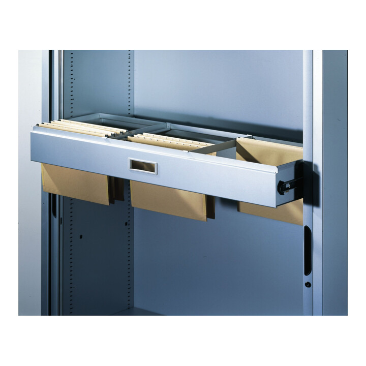 C+P Cadre suspendu en acier Omnispace 121 x 1037 x 355 mm 7035 Gris clair