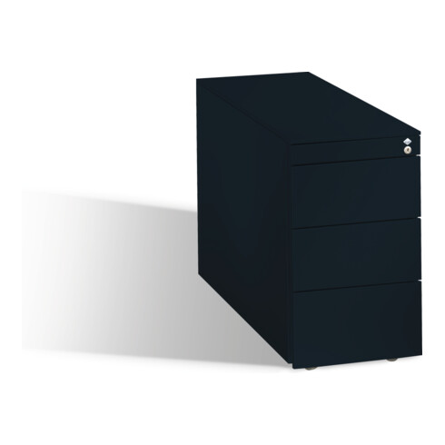 C+P caisson roulant SmallAsisto H570xL330xP800mm gris noir, 34kg
