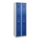 C+P Casier double étage Base PLUS, 4 compartiments, 1850x600x500mm, 7035/5010-2