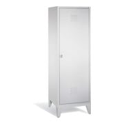 C+P Classic double casier sur pieds, pour 1 personne, H1850xL610xP500mm Avant Corps gris clair Corps gris clair Gris clair-1
