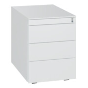C+P Conteneur roulant en acier, 563x430x781 mm, 9010/9010