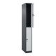 C+P Doppelstock-Spind Classic PLUS, 1 Abteil, 1850x250x500mm, 7016/7035 Verschluss Sicherheits-Drehriegel-2