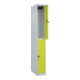 C+P Doppelstock-Spind Classic PLUS, 1 Abteil, 1850x250x500mm, 7035/0024 Verschluss Sicherheits-Drehriegel