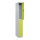 C+P Doppelstock-Spind Classic PLUS, 1 Abteil, 1850x250x500mm, 7035/0024 Verschluss Zylinderschloss