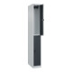 C+P Doppelstock-Spind Classic PLUS, 1 Abteil, 1850x250x500mm, 7035/7016 Verschluss Sicherheits-Drehriegel-2