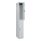 C+P Doppelstock-Spind Classic PLUS, 1 Abteil, 1850x250x500mm, 7035/7035 Verschluss Sicherheits-Drehriegel-2
