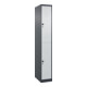 C+P Doppelstock-Spind Classic PLUS, 1 Abteil, 1850x300x500mm, 7016/7035 Verschluss Sicherheits-Drehriegel-1