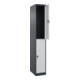 C+P Doppelstock-Spind Classic PLUS, 1 Abteil, 1850x300x500mm, 7016/7035 Verschluss Sicherheits-Drehriegel-2