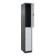 C+P Doppelstock-Spind Classic PLUS, 1 Abteil, 1850x300x500mm, 7016/7035 Verschluss Zylinderschloss-2
