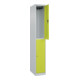 C+P Doppelstock-Spind Classic PLUS, 1 Abteil, 1850x300x500mm, 7035/0024 Verschluss Zylinderschloss-2