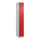 C+P Doppelstock-Spind Classic PLUS, 1 Abteil, 1850x300x500mm, 7035/3020 Verschluss Sicherheits-Drehriegel-1