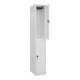 C+P Doppelstock-Spind Classic PLUS, 1 Abteil, 1850x300x500mm, 9016/9016 Verschluss Sicherheits-Drehriegel-2
