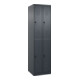 C+P Doppelstock-Spind Classic PLUS, 2 Abteile, 1850x500x500mm, 7016/7016 Verschluss Sicherheits-Drehriegel-1