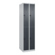 C+P Doppelstock-Spind Classic PLUS, 2 Abteile, 1850x500x500mm, 7035/7016 Verschluss Sicherheits-Drehriegel-1