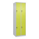 C+P Doppelstock-Spind Classic PLUS, 2 Abteile, 1850x600x500mm, 7035/0024 Verschluss Sicherheits-Drehriegel-1