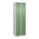 C+P Doppelstock-Spind Classic PLUS, 2 Abteile, 1850x600x500mm, 7035/6011 Verschluss Zylinderschloss-1