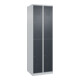 C+P Doppelstock-Spind Classic PLUS, 2 Abteile, 1850x600x500mm, 7035/7016 Verschluss Zylinderschloss-1