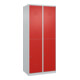C+P Doppelstock-Spind Classic PLUS, 2 Abteile, 1850x800x500mm, 7035/3020 Verschluss Zylinderschloss-1