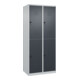 C+P Doppelstock-Spind Classic PLUS, 2 Abteile, 1850x800x500mm, 7035/7016 Verschluss Sicherheits-Drehriegel-1