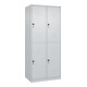 C+P Doppelstock-Spind Classic PLUS, 2 Abteile, 1850x800x500mm, 7035/7035 Verschluss Sicherheits-Drehriegel-1