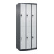 C+P Doppelstock-Spind Classic PLUS, 3 Abteile, 1850x750x500mm, 7016/7035 Verschluss Sicherheits-Drehriegel-1