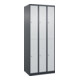 C+P Doppelstock-Spind Classic PLUS, 3 Abteile, 1850x750x500mm, 7016/7035 Verschluss Zylinderschloss-1