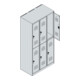 C+P Doppelstock-Spind Classic PLUS, 3 Abteile, 1850x900x500mm, 7016/7035 Verschluss Sicherheits-Drehriegel