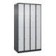 C+P Doppelstock-Spind Classic PLUS, 4 Abteile, 1850x1000x500mm, 7016/7035 Verschluss Zylinderschloss-1