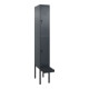 C+P Doppelstock-Spind Classic PLUS, Bank, 1 Abteil, 2120x300x815mm, 7016/7016 Verschluss Sicherheits-Drehriegel Sitzbanktyp auskragend Material Sitzfläche Kunststoff-1