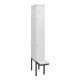 C+P Doppelstock-Spind Classic PLUS, Bank, 1 Abteil, 2120x300x815mm, 9016/9016 Verschluss Zylinderschloss Sitzbanktyp auskragend Material Sitzfläche Kunststoff-1