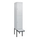 C+P Doppelstock-Spind Classic PLUS, Bank, 1 Abteil, 2120x400x815mm, 7035/7035 Verschluss Zylinderschloss Sitzbanktyp auskragend Material Sitzfläche Kunststoff-1
