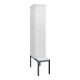 C+P Doppelstock-Spind Classic PLUS, Bank, 1 Abteil, 2120x400x815mm, 9016/9016 Verschluss Zylinderschloss Sitzbanktyp untergebaut Material Sitzfläche Kunststoff-1