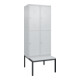 C+P Doppelstock-Spind Classic PLUS, Bank, 2 Abteile, 2120x800x815mm, 7035/7035 Verschluss Zylinderschloss Sitzbanktyp untergebaut Material Sitzfläche Kunststoff-1