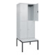 C+P Doppelstock-Spind Classic PLUS, Bank, 2 Abteile, 2120x800x815mm, 7035/7035 Verschluss Zylinderschloss Sitzbanktyp untergebaut Material Sitzfläche Kunststoff-2