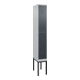 C+P Doppelstock-Spind Classic PLUS, Gestell, 1 Abteil, 2120x300x500mm, 7035/7016 Verschluss Zylinderschloss Front RAL 7016 Anthrazitgrau-1