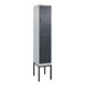 C+P Doppelstock-Spind Classic PLUS, Gestell, 1 Abteil, 2120x400x500mm, 7035/7016 Verschluss Sicherheits-Drehriegel Front RAL 7016 Anthrazitgrau-1