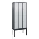 C+P Doppelstock-Spind Classic PLUS, Gestell, 3 Abteile, 2120x900x500mm, 7016/703 Verschluss Zylinderschloss Front RAL 7035 Lichtgrau-1