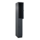C+P Doppelstock-Spind Classic PLUS, Sockel, 1 Abteil, 1950x250x500mm, 7016/7016 Front RAL 7016 Anthrazitgrau-2