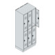 C+P Doppelstock-Spind Classic PLUS, Sockel, 3 Abteile, 1950x750x500mm, 7035/7016 Front RAL 7016 Anthrazitgrau