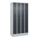 C+P Doppelstock-Spind Classic PLUS, Sockel, 4 Abteile, 1950x1000x500mm, 7035/701 Front RAL 7016 Anthrazitgrau-1