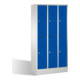 C+P Doppelstockspind Classic auf Sockel 6 Fächer Front Enzianblau Korpus Lichtgrau-1