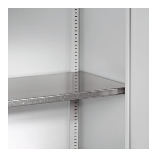 C+P Étagère en acier galvanisé, charge élevée 70 kg, 26x925x357 mm