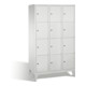 C+P Fächerschrank Classic auf Füßen 12 Fächer Front Lichtgrau Korpus Lichtgrau-1