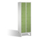 C+P Fächerschrank Classic auf Füßen 8 Fächer Front Resedagrün Korpus Lichtgrau